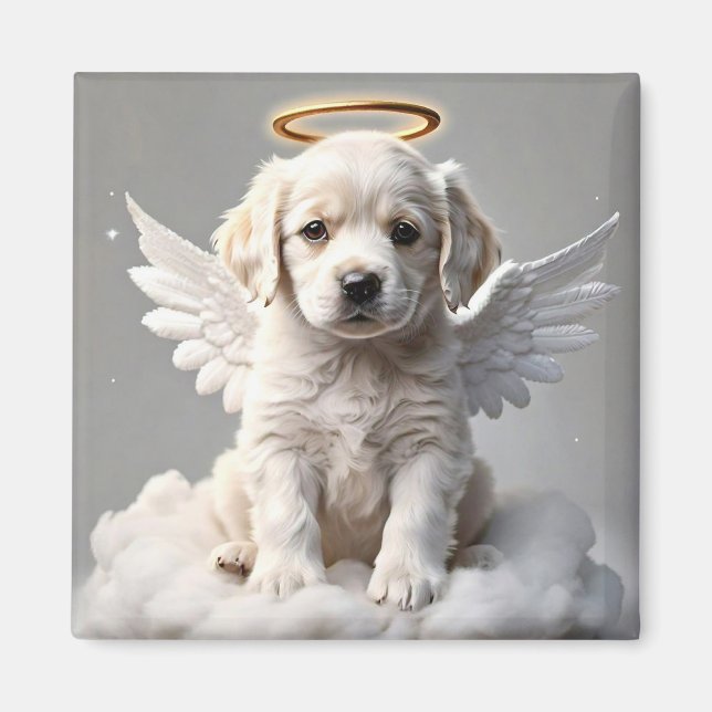 " CANINE CHERUB " MAGNET (Front)