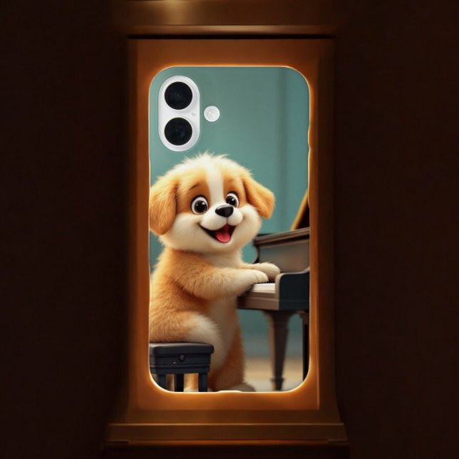Canine Concerto: Piano Paws Case-Mate iPhone Case (Creator Uploaded)