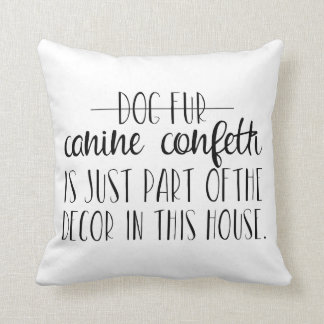 Canine Confetti Cushion