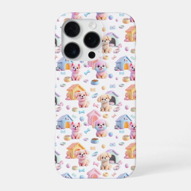 Canine Cuddle iPhone Case (Back)