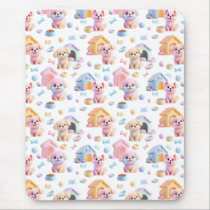 Canine Cuddle  Mouse Pad