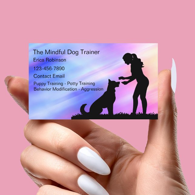 Canine Dog Trainer Business Cards  (Creator Uploaded)