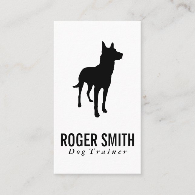 Canine | Dog Training (elite) Business Card (Front)