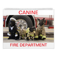 Canine Fire Department Calendar