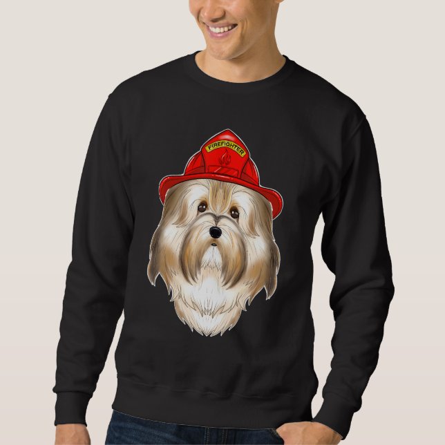 Canine Handler I Fireman Dog I Firefighter Havanes Sweatshirt (Front)