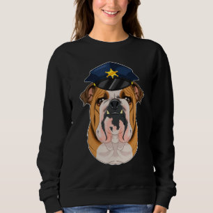 Canine Handler I Police Dog I Police English Bulld Sweatshirt