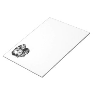 Canine Head Sketch Notepad