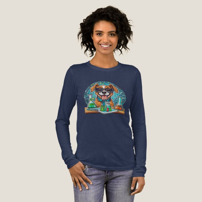 Canine Lab Genius T-Shirt Tri-Blend Shirt (Full Front)