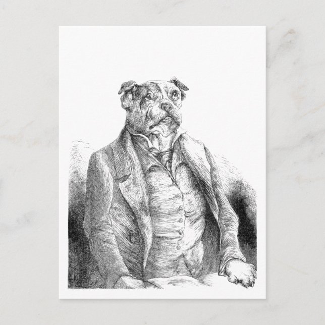 "Canine Lecture" Postcard (Front)