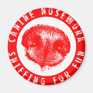 Canine Nosework, Sniffing for Fun Magnet