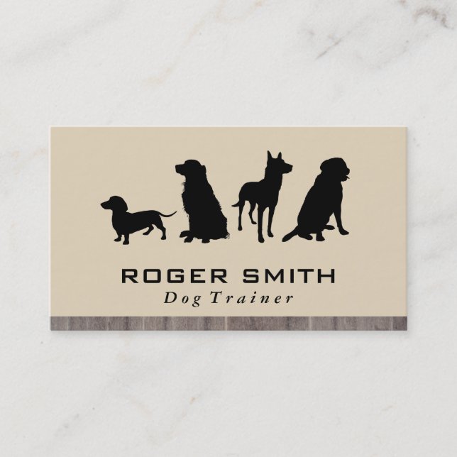 Canine Pack | Dog Training Business Card (Front)