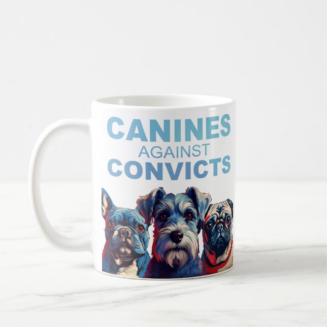 Canines Against Convicts Mug (THE ORIGINAL) (Left)