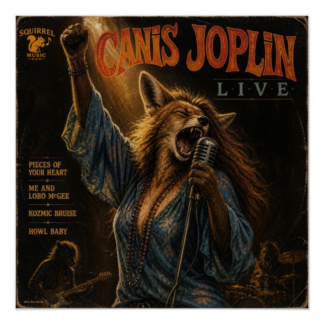 Canis Joplin Album: a Parody Poster (Front)