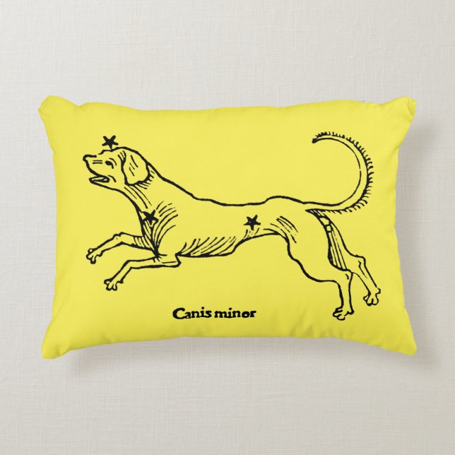 Canis Minor, 1482 Decorative Cushion (Front)