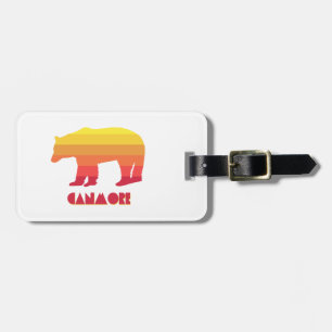 Canmore Alberta Rainbow Bear Luggage Tag