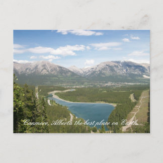 Canmore, Alberta the best place on Ea... Postcard