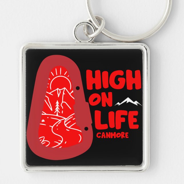 Canmore Alpinism Canada Key Ring (Front)