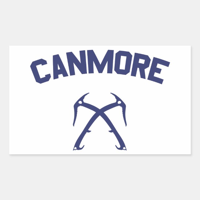 Canmore Ice Climbing Rectangular Sticker (Front)