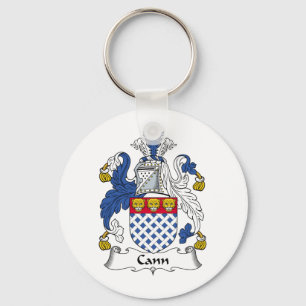 Cann Family Crest Key Ring