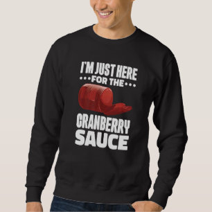 Canned Cranberry Sauce Jellied Happy Thanksgiving  Sweatshirt