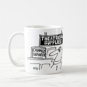 Canned Laughter Sold in Theatrical Supplier Coffee Mug