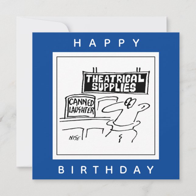 Canned Laughter Theatrical Cartoon Card (Front)