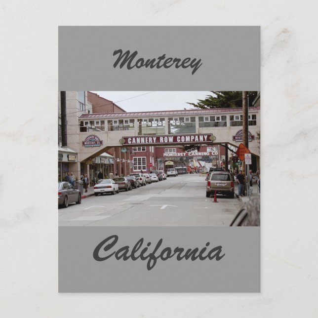 Cannery row postcard (Front)