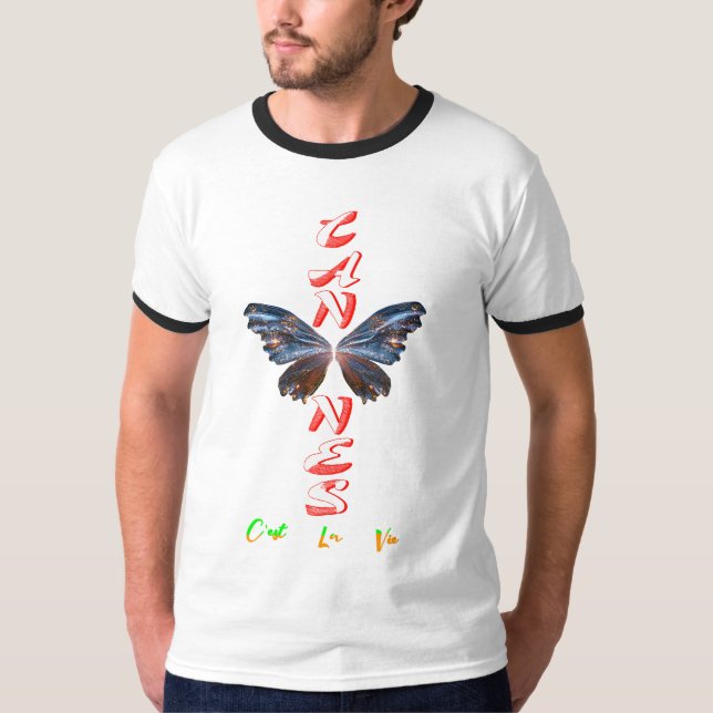 Cannes C'est La Vie T-Shirt (Front)