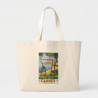 Cannes Cote D' Azur Large Tote Bag