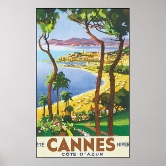 Cannes Cote D' Azur Poster
