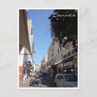 cannes rue postcard