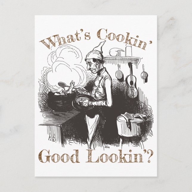 Cannibal Cook Postcard (Front)