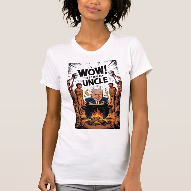 Cannibals Ate My Uncle Joe Biden T-Shirt (Front)