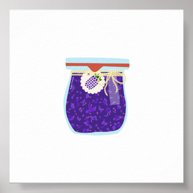 Canning Food - Blackberry Jam Poster (Front)