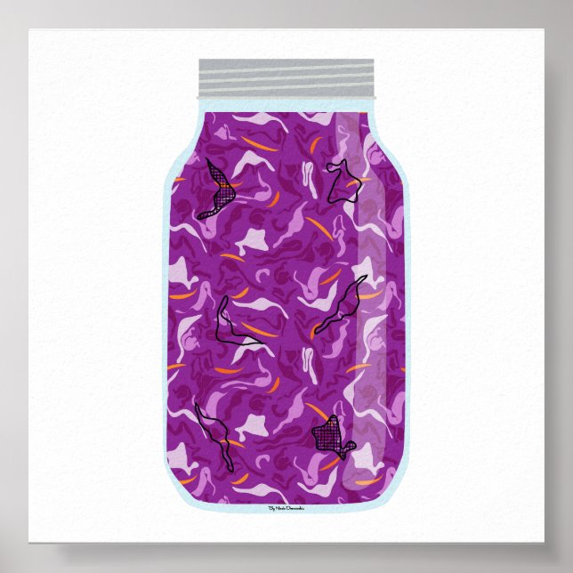 Canning Food - Picked Coleslaw Poster (Front)