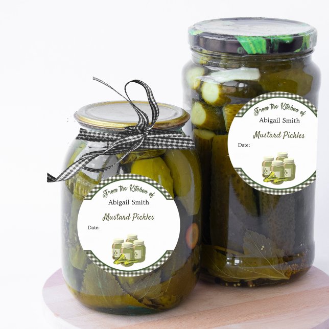 Canning Jar Sticker Pickles and Relish (Creator Uploaded)