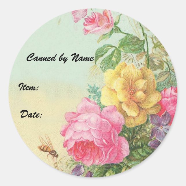 Canning Label Vintage (Front)