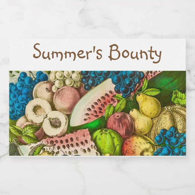 Canning Labels (Single Label)