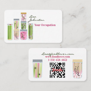 Canning QR Code Chef Business Card