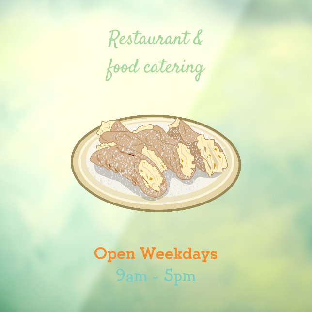 Cannoli cartoon illustration (Sheet 3)