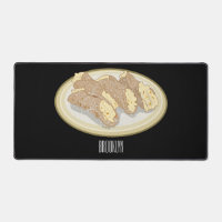 Cannoli cartoon illustration