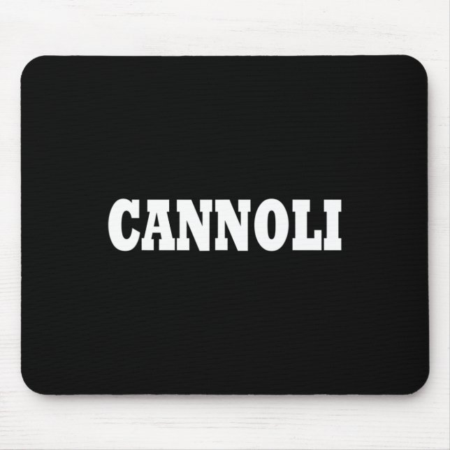 Cannoli Costume Halloween  Mouse Pad (Front)