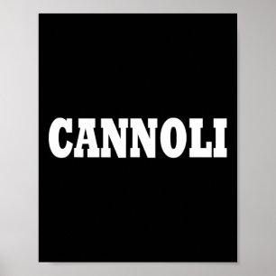 Cannoli Costume Halloween Poster