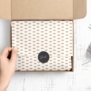 Cannoli Dessert Pattern Tissue Paper