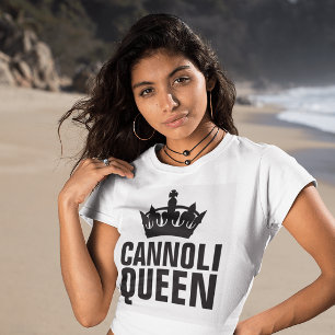 CANNOLI QUEEN LADIES T-SHIRTS