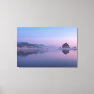 Cannon Beach at Dusk Canvas Print