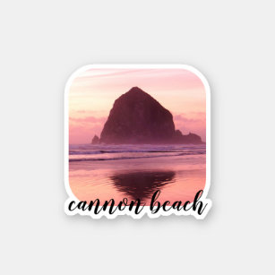 Cannon Beach Custom Pink Sunset