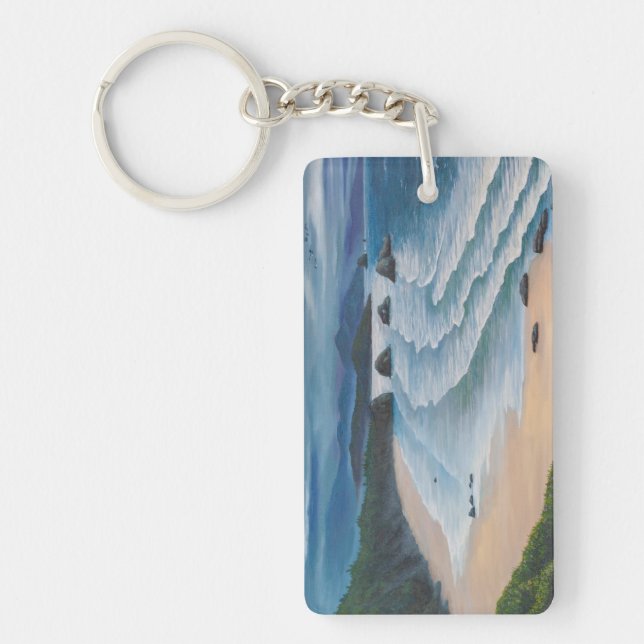 Cannon Beach Key Ring (Front)