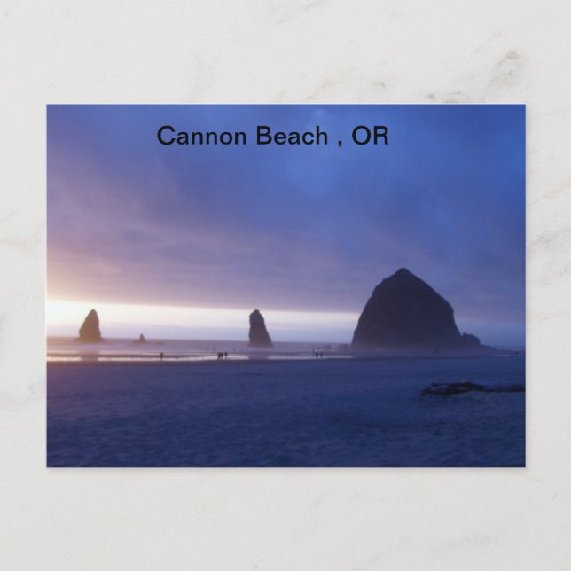 Cannon Beach, OR Postcard (Front)