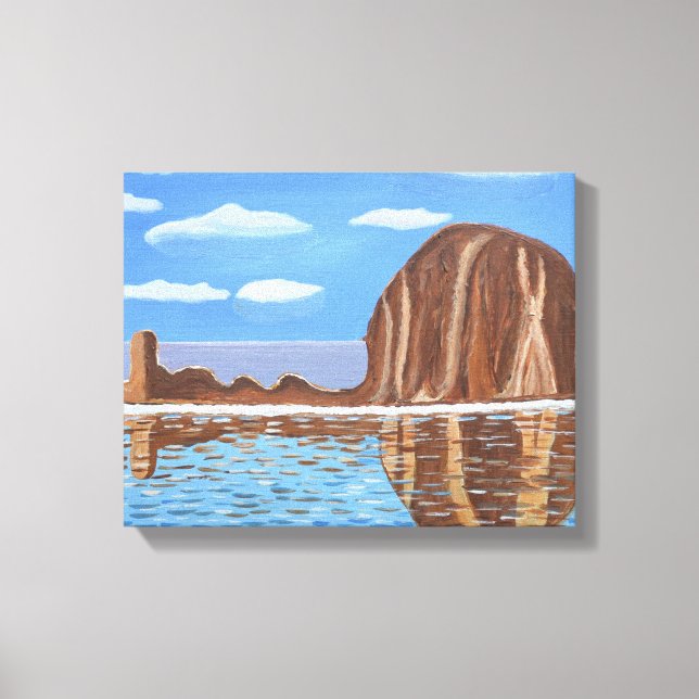 Cannon Beach Oregon canvas (Front)